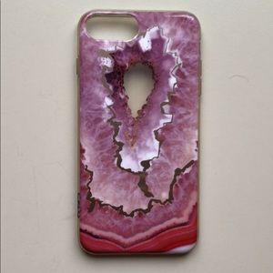 Pink Marble Stone Case